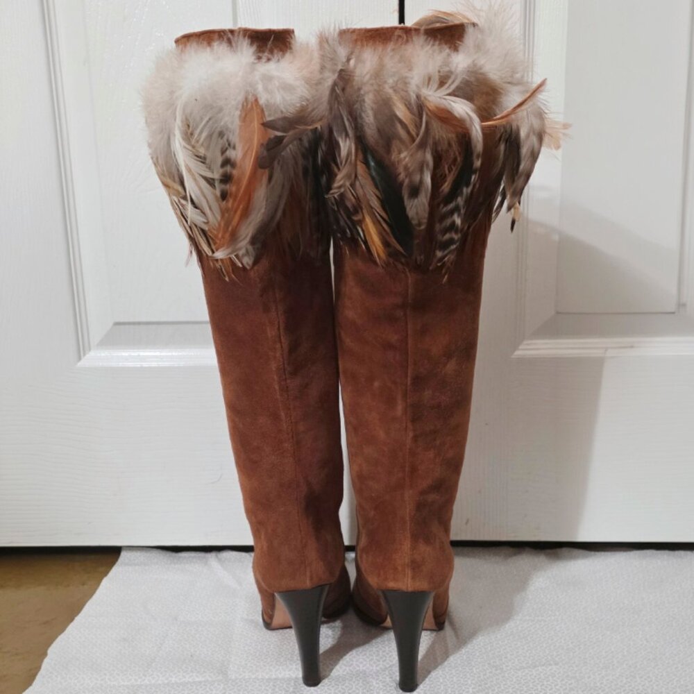 Michael Kors Feathered Boots - Picture 3 of 7